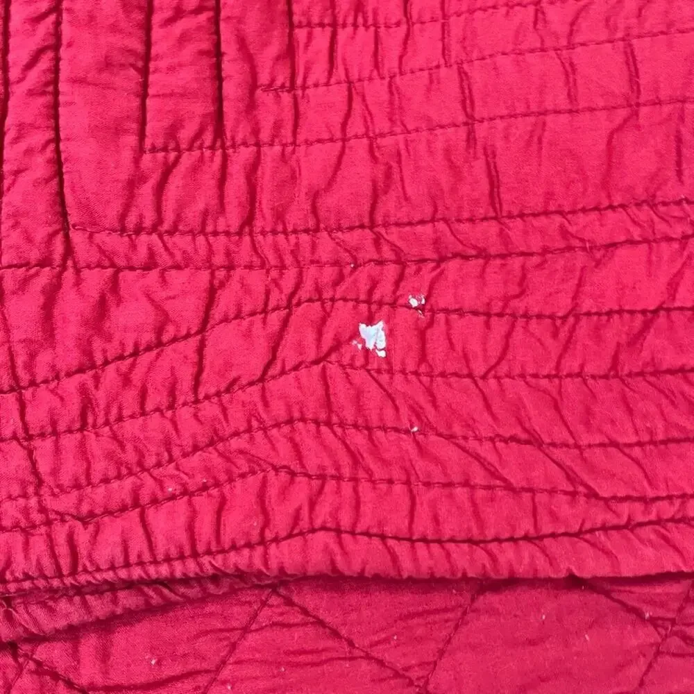 JCPENNEY Home Collection Red Roses Cotton Quilt 118